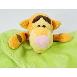 Tigger Lovey Baby Blanket Tiggerific Green Winnie the Pooh Disney Square
